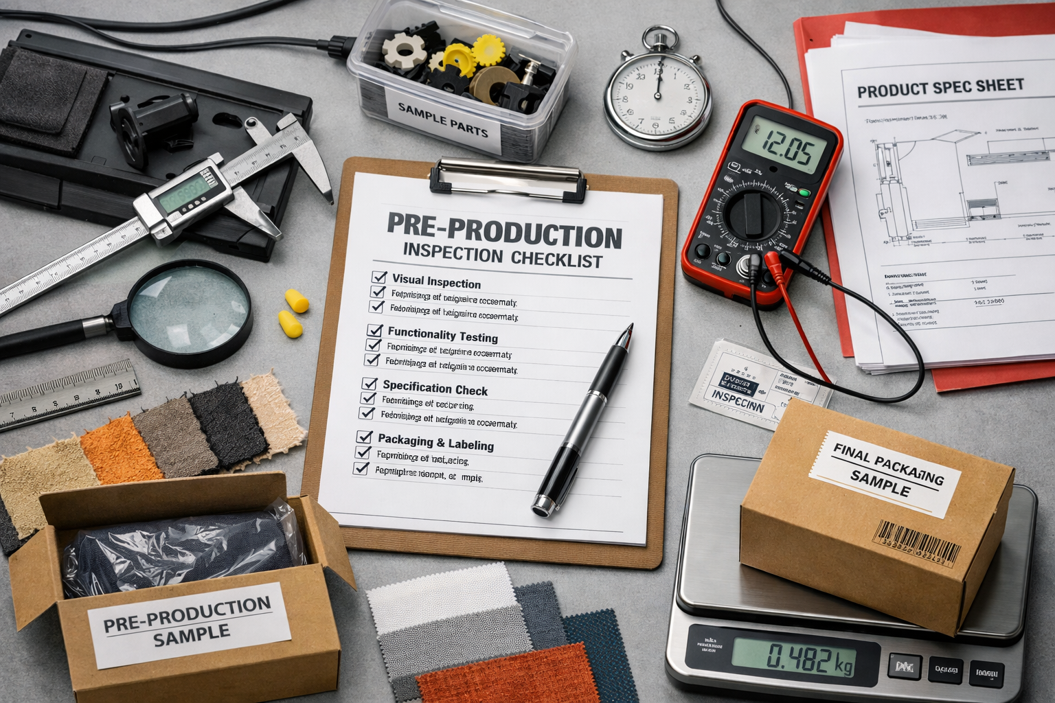 Initial production check inspection