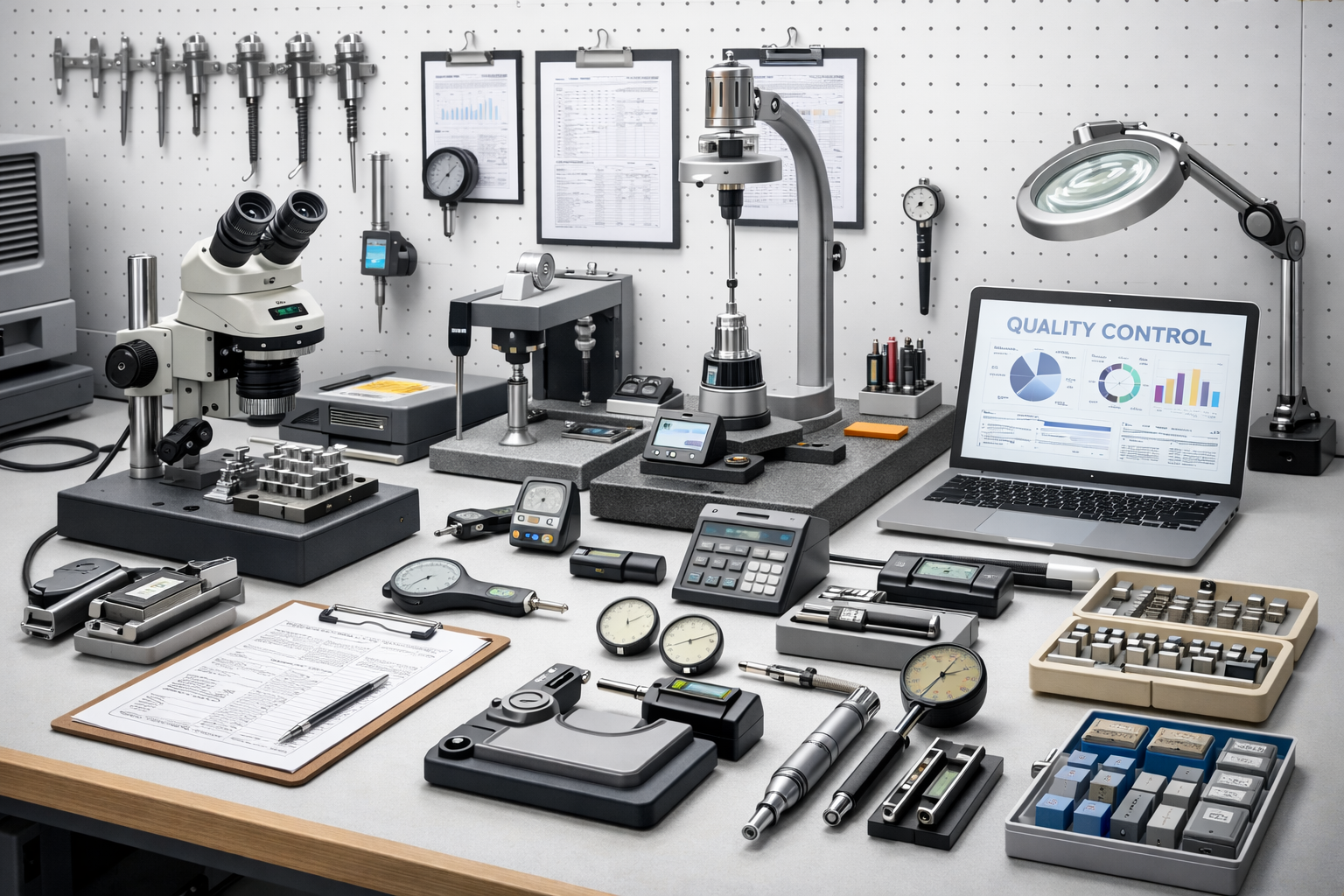 Quality control inspection tools and equipment